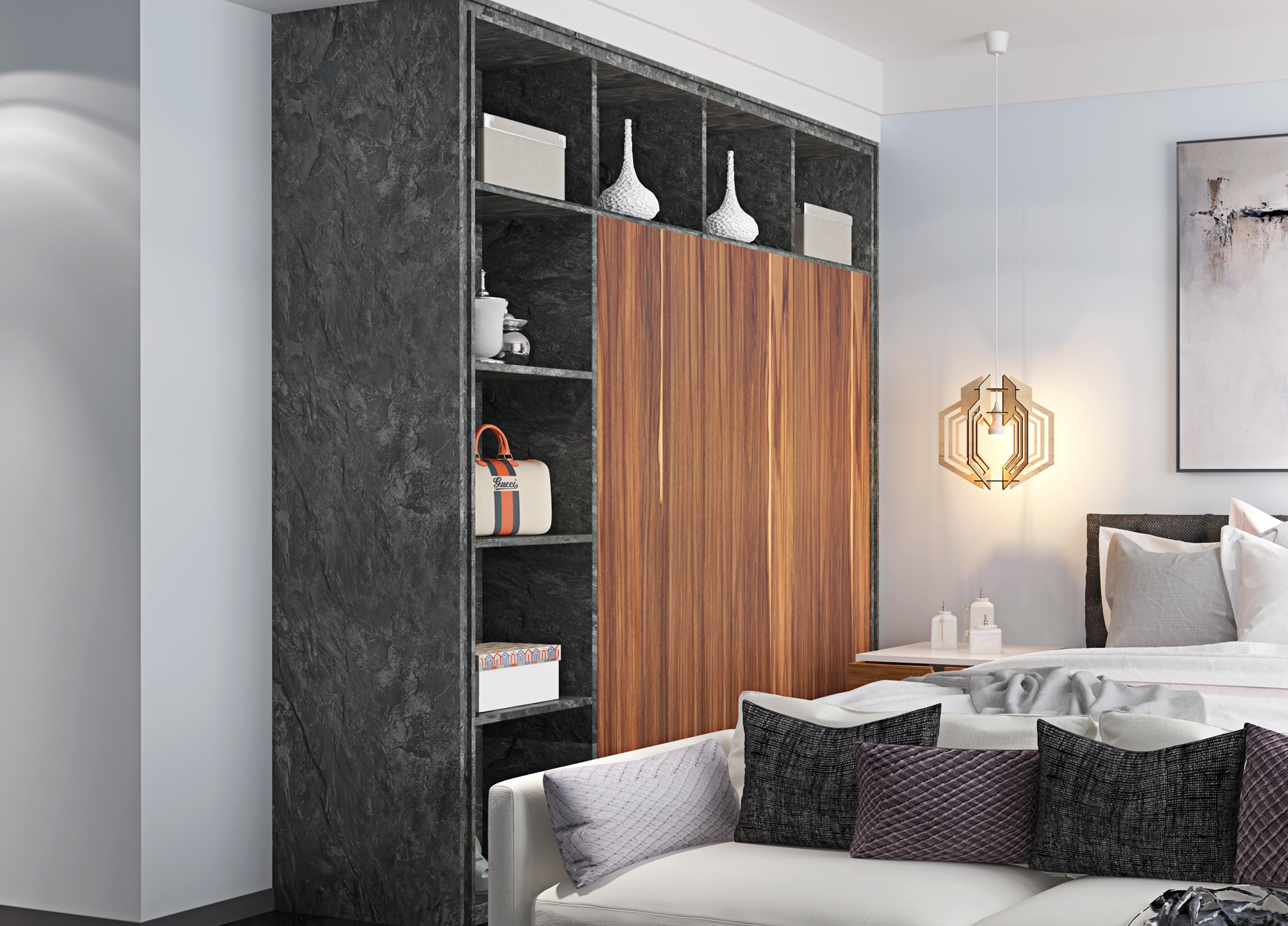 modern concise design master room cabinet