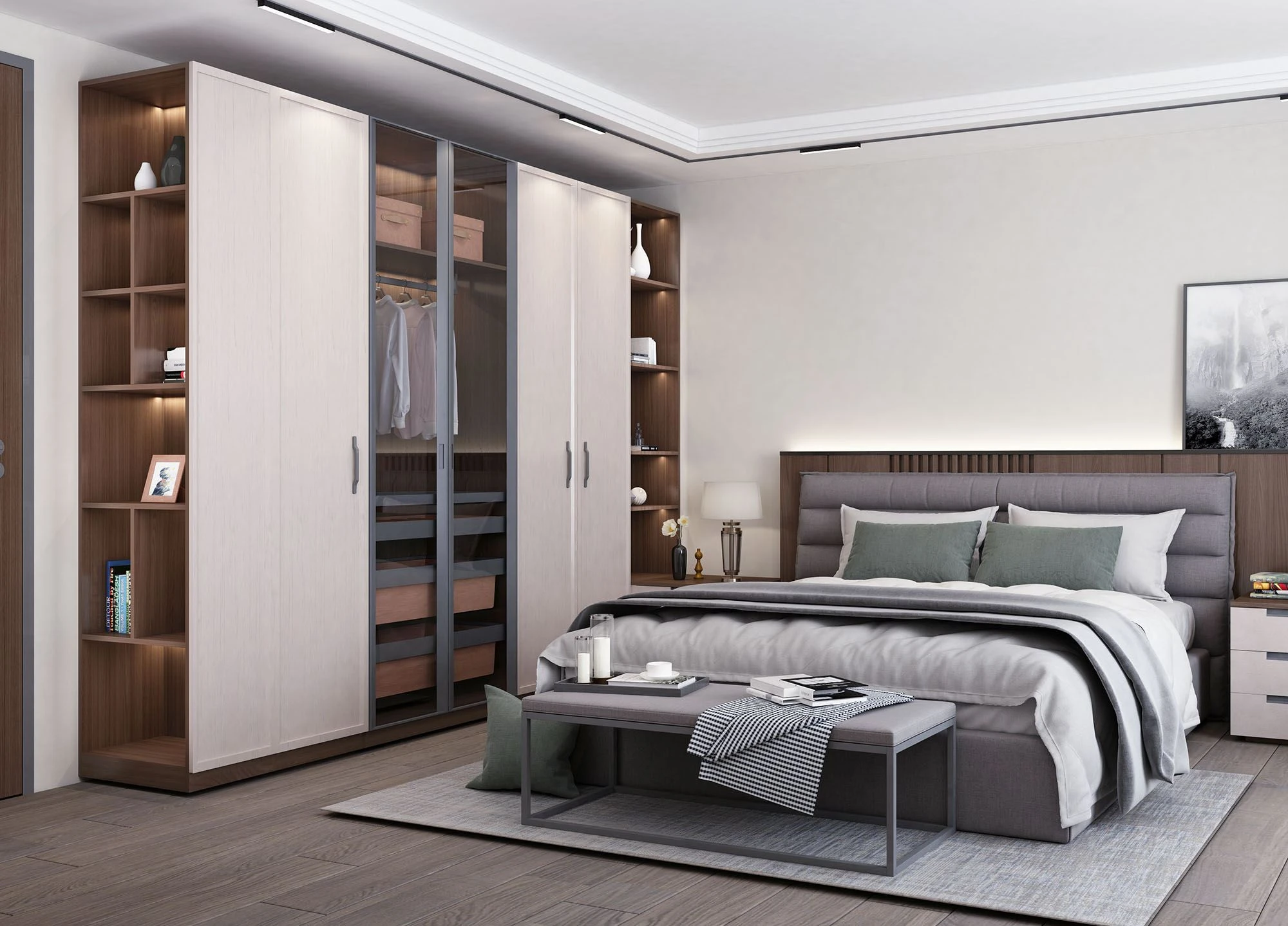 modern bedroom wardrobe