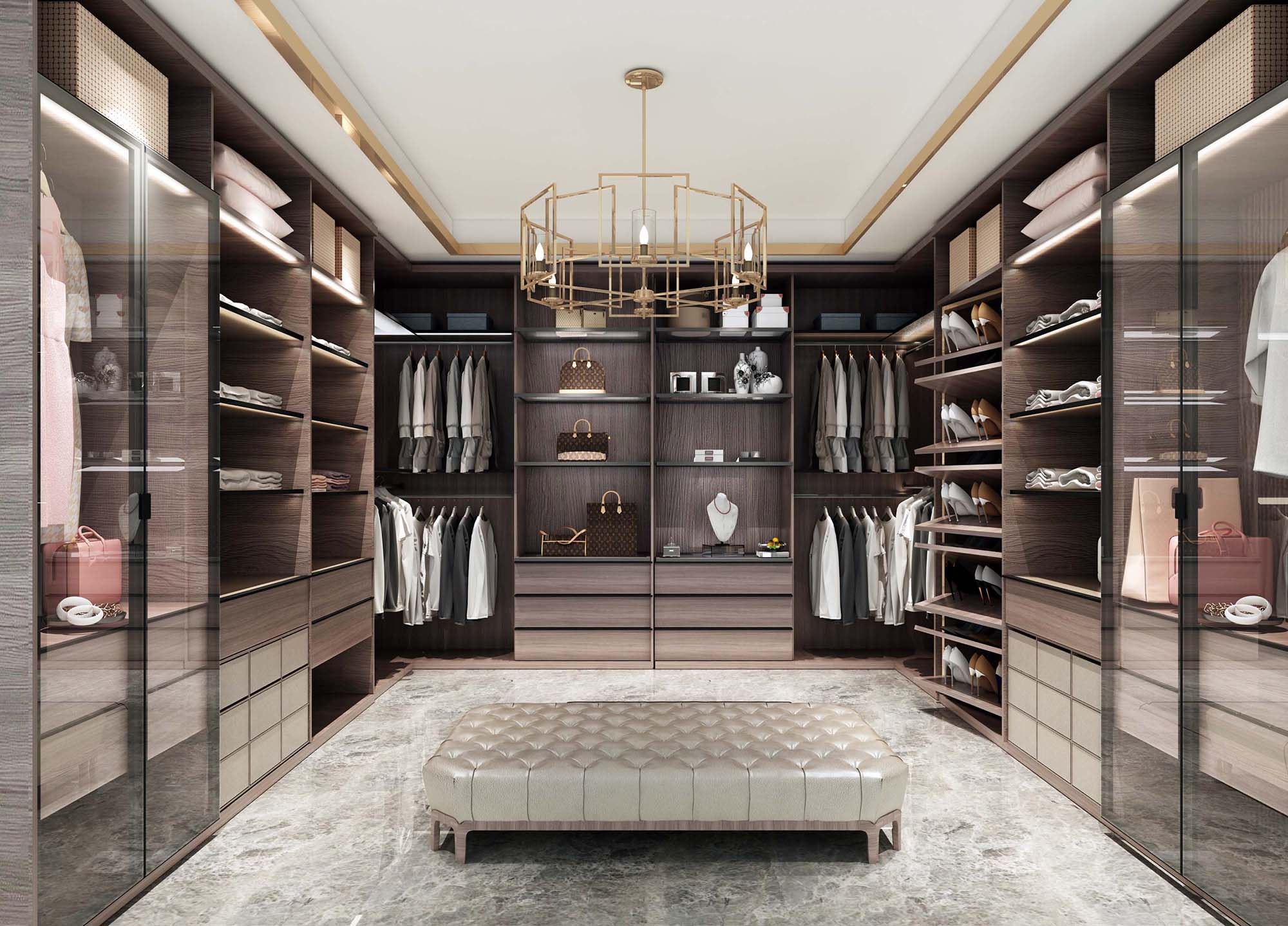 closet melamine  wood grain urban modern