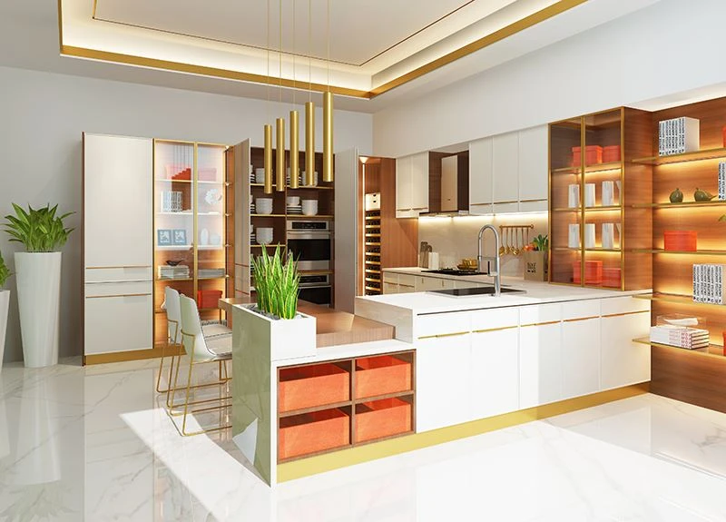 PVC Sheet Kitchen Cabinet