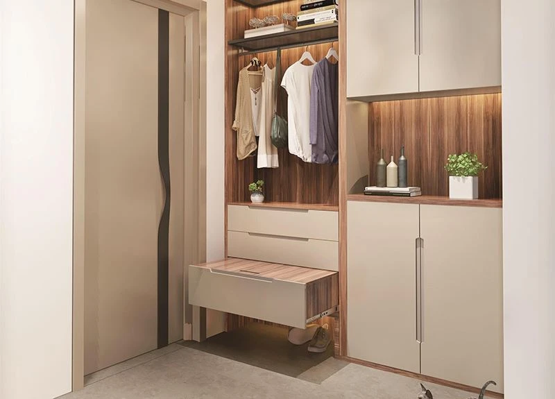 tall hallway storage cabinet