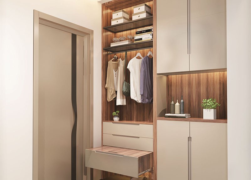 hallway closet makeover