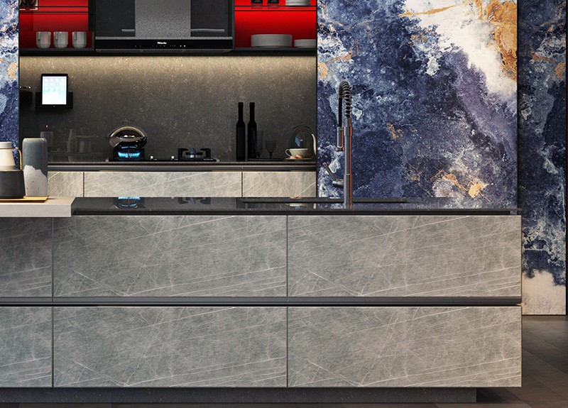 handleless kitchen cabinet