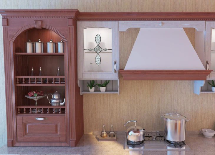American Style PVC Kitchen Cupboards