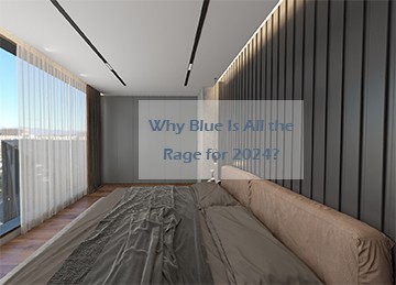 Glas sydd i fod Y Lliw Mwyaf Poblogaidd ar gyfer 2024